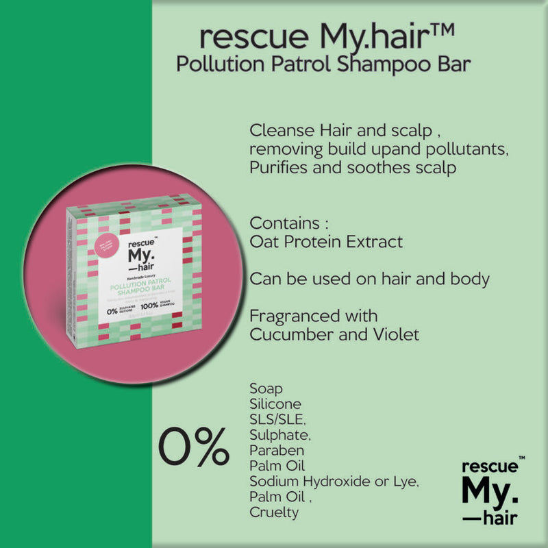 Rescue My.Hair™ POLLUTION PATROL Shampoo Bar